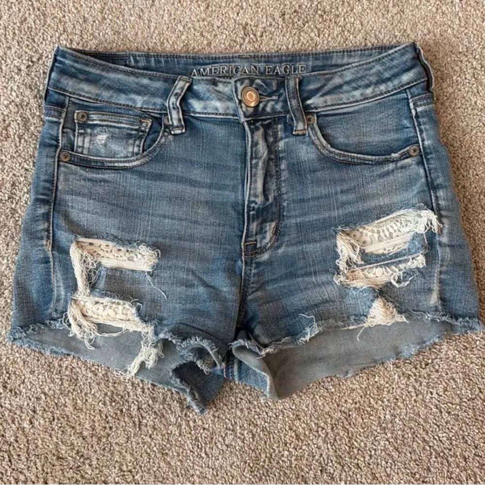 American Eagle Outfitters Distressed Denim Shorts